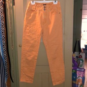 BDG orange mom style jeans